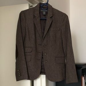 Banana Republic Brown Tweed Blazer